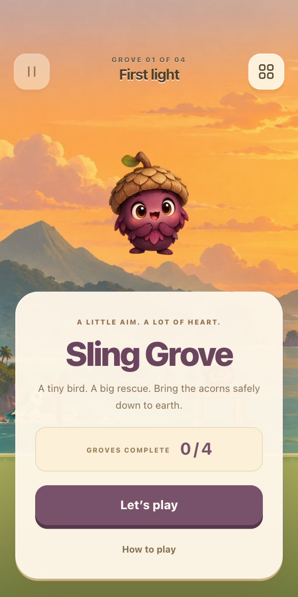 Sling Grove app preview
